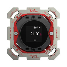 UP-Raumthermostat Feller SNAPFIX 230VAC 2A 4-30°C 77x77mm
