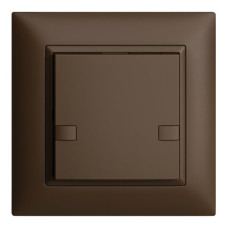 UP-Universaltaster 1x2T Schraubklemme EDIZIOdue coffee ohne LED