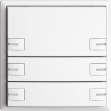 UP-Universaltaster 6x1T Schraubklemme EDIZIOdue weiss mit LED