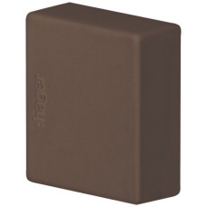 Endplatte Hager tehalit.LF 15x15mm braun IP30