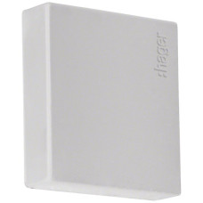 Endplatte Hager tehalit.LF 25x25mm grau IP30