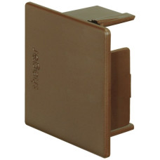 Endplatte Hager tehalit.LF 40x40mm braun IP30