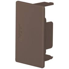 Endplatte Hager tehalit.LF 45x30mm braun IP30
