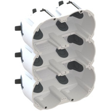 Hohlwanddose Quickbox ECON Pro 3x2 Ø83mm halogenfrei weiss