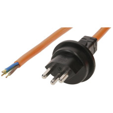 Anschlusskabel MH 3x1.5mm² 5m PUR Stecker T23 angespritzt orange