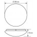 LED-Decken-/Wandleuchte ESYLUX ELLEN 12W 3000K 1150lm IP44 weiss EO