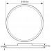 LED-Decken-/Wandleuchte ESYLUX SVENJA CL 900 80W 3000K 9800lm DALI-2 EO
