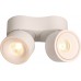 LED-Spot maxLUCE DOUBLE SHINE 2x12W 930 2x1100lm 2x36° matt weiss