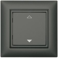 AP-RF-Taster ALADIN enocean EDIZIOdue 1-fach dunkelgrau </>