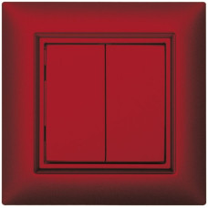 AP-RF-Taster ALADIN enocean EDIZIOdue 2-fach berry