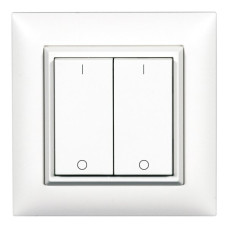 AP-RF-Taster ALADIN enocean EDIZIOdue 2-fach weiss I/0