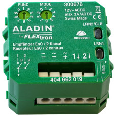 EB-RF-Schaltaktor ALADIN EnO 2-Kanal Multifunktion 12V/3A
