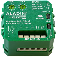 EB-RF-Schaltaktor ALADIN EnO 2-Kanal Multifunktion 24V/3A