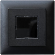 RF-Multisensor ALADIN EDIZIOdue EnOcean Temp./Hell./rF/Beschl. Solar schwarz