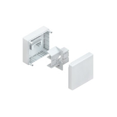AP Dose Niedax 68x68x30mm weiss - 100 Stück