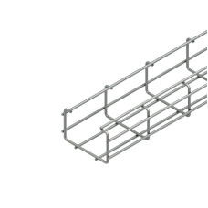Gitterbahn Niedax 100x60mm/4.5mm galvanisch verzinkt - Länge 3m
