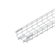 Gitterbahn Niedax 200x105mm tauchfeuerverzinkt - Länge 3m