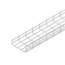 Gitterbahn Niedax 200x60mm/4.5mm galvanisch verzinkt - Länge 3m