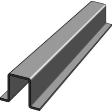 Kabelschutzprofil Niedax 54×54mm L=3m Kieselgrau halogenfrei