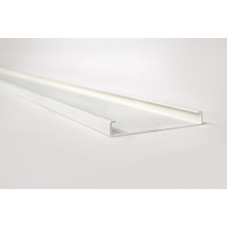 Kanaloberteil 90mm cremeweiss RAL 9001 - Länge 2m