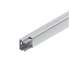 Stahlblech-Kanal Niedax 40x60mm reinweiss RAL 9010 - Länge 2m
