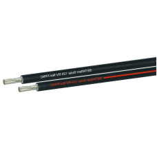 Solarkabel BETAflam 125 1500VDC schwarz/roter Markierung 1x6 Cca,s1a,d2,a1 - Länge 1000m