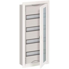 UP-Kleinverteiler ABB 4R/48PLE IP31 mit Tür transparent
