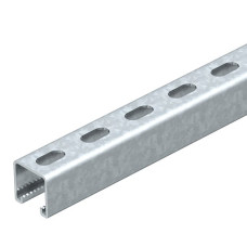 Profilschiene OBO Bettermann 41X41mm vz gelocht tauchfeuerverzinkt Profilschiene OBO Bettermann 41X41mm vz gelocht tauchfeuerverzinkt