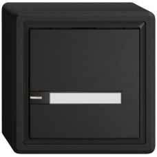 AP-Universaltaster EDIZIO.liv UNI SNAPFIX 12-48V m.LED blau 1x 1-Tastenbedienung Papier schwarz GX AP-Universaltaster EDIZIO.liv UNI SNAPFIX 12-48V m.LED blau 1x 1-Tastenbedienung Papier schwarz GX