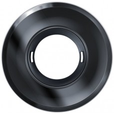 Abdeckung ESYLUX für Melder FLAT Glas glänzend rund schwarz