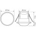 EB-Bewegungsmelder ESYLUX BASIC EXPRESS MD 360° 08 IR 1C FM EB