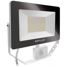 LED-Strahler ESYLUX AFL BASIC 50W 3000K 5000lm 240x60x230mm IP65 weiss