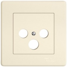 Abdeckset EDIZIO.liv SNAPFIX für SAT-Antennensteckdose crema GMI A SAT