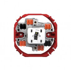 Leuchtdruckschalter Feller SNAPFIX® 3/2L Frontlinse LS gelb BAE