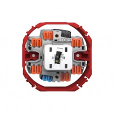 Leuchtdruckschalter Feller SNAPFIX® 6/1L Frontlinse KS gelb BAE