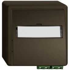 AP-FTTH-Dose EDIZIO.liv SNAPFIX LC APC Diamond F-3000 1 mittelstück braun