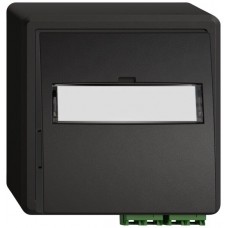 AP-FTTH-Dose EDIZIO.liv SNAPFIX LC APC Diamond F-3000 1 mittelstück schwarz