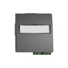 FTTH-Dose EDIZIO.liv SNAPFIX LC APC Diamond F-3000 1 mittelstück dunkelgrau