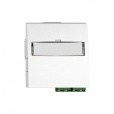 FTTH-Dose EDIZIO.liv SNAPFIX LC APC Diamond F-3000 1 mittelstück weiss