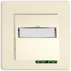 UP-FTTH-Dose EDIZIO.liv SNAPFIX LC APC Diamond F-3000 1 Mittelstück crema