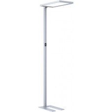 LED-Stehleuchte DOTLUX ROOFbutler 80W 4000K dimmbar silber