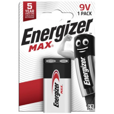 Batterie Alkali Energizer Max 6LR61 9.0V (1 Blister = 1 Stück)