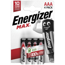 Batterie Alkali Energizer Max AAA LR03 1.5V (1 Blister = 4 Stück)
