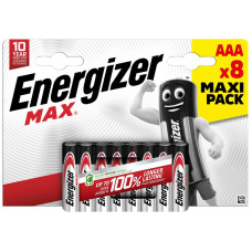 Batterie Alkali Energizer Max AAA LR03 1.5V (1 Blister = 8 Stück)