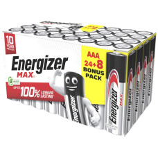 Batterie Alkali Energizer Max Micro (AAA) LR03 1.5V, 1300mAh Box à 32 Stück