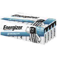 Batterie Alkali Energizer Max Plus 6LR61 9.0V (1 Pack = 20 Stück)
