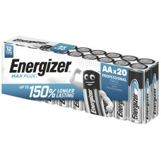 Batterie Alkali Energizer Max Plus AA LR6 1.5V (1 Pack = 20 Stück)