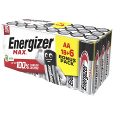 Batterie Energizer Max Alkali-Mangan 1.5V LR6 24 Stück