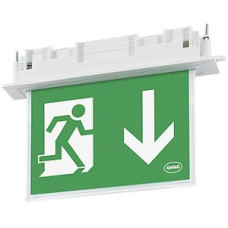 EB-LED-Rettungszeichenleuchte AWKS-E-013 2W 250x220x70mm 2W 230VAC 3h