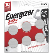 Knopfzelle Energizer Lithium 3V CR2032 6 Stück